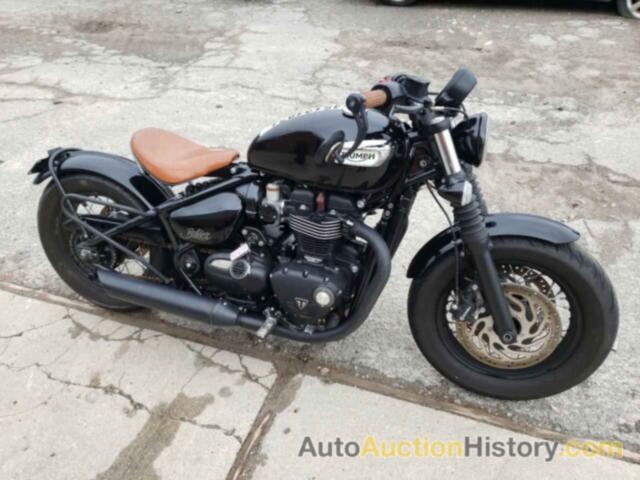 TRIUMPH MOTORCYCLE BONNEVILLE BOBBER BLACK, SMTD53HL3KT922347