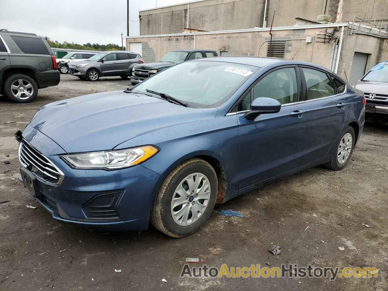 2019 FORD FUSION S, 3FA6P0G71KR247481