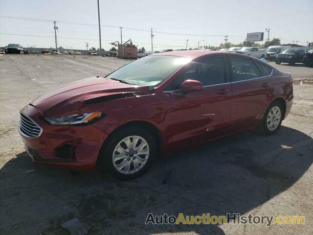 2019 FORD FUSION S, 3FA6P0G74KR254604