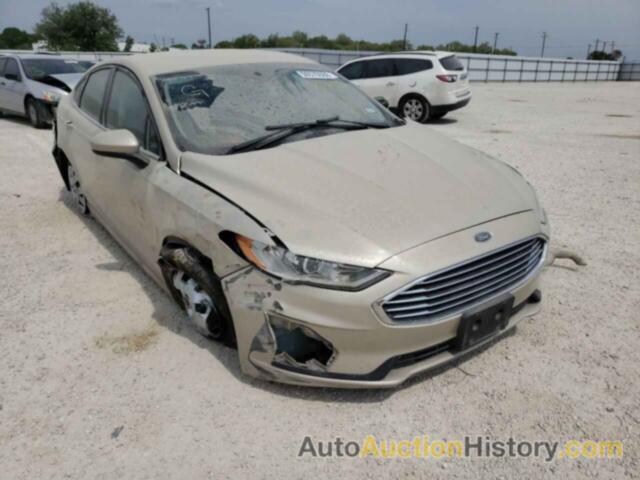 2019 FORD FUSION S, 3FA6P0G75KR231526