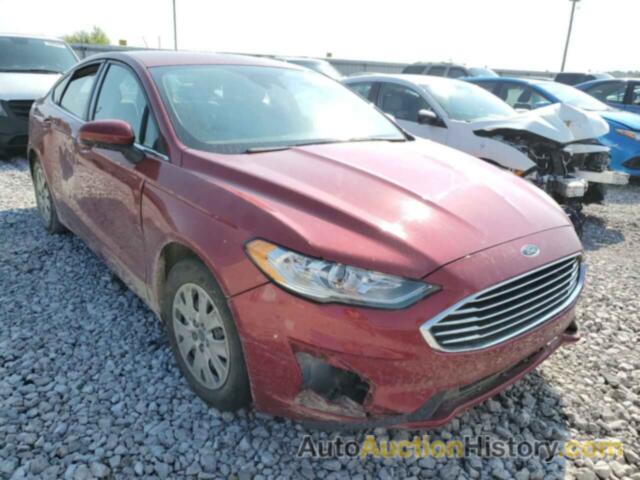 2019 FORD FUSION S, 3FA6P0G71KR166223