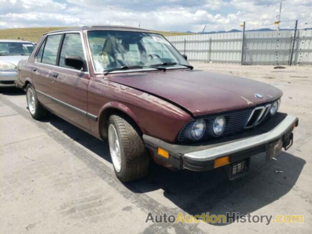 1984 BMW 5 SERIES I, WBADB7408E1191650