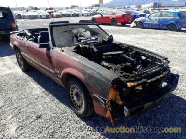 1984 FORD MUSTANG GLX, 1FABP27M3EF187155