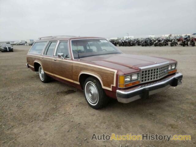 1986 FORD LTD CROWN VICTORIA COUNTRY SQUIRE, 2FABP44F9GX105938