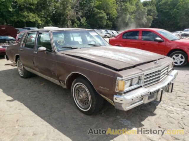 1984 CHEVROLET CAPRICE CLASSIC, 1G1AN69H0EH156154