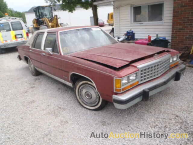 1984 FORD CROWN VIC, 2FABP43F7EX191670