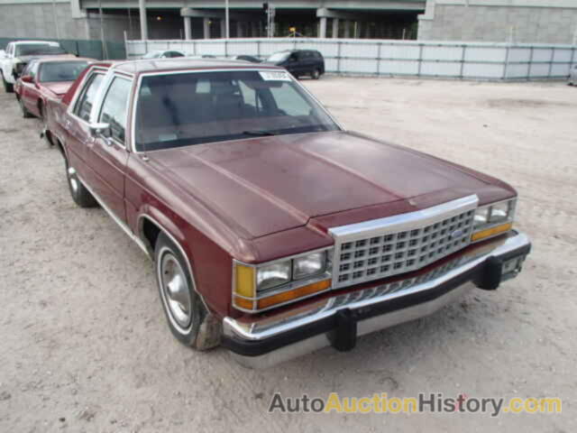 1985 FORD CROWN VIC, 2FABP43F6FX202031