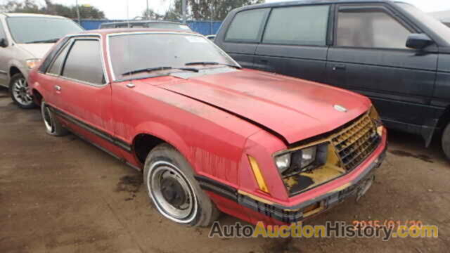 1980 FORD MUSTANG, ORO3A155172