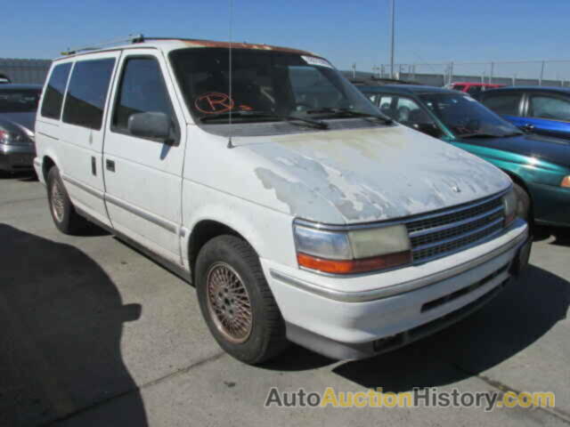1991 PLYMOUTH VOYAGER LE, 2P4GH55R1MR224106