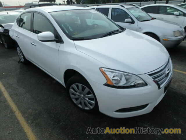 2014 NISSAN SENTRA S/S, 3N1AB7APXEY321143