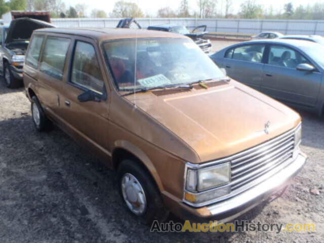 1987 PLYMOUTH VOYAGER, 2P4FH21C6HR372639