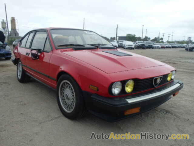 1985 ALFA ROMEO GTV 6, ZARAA6695F1006797