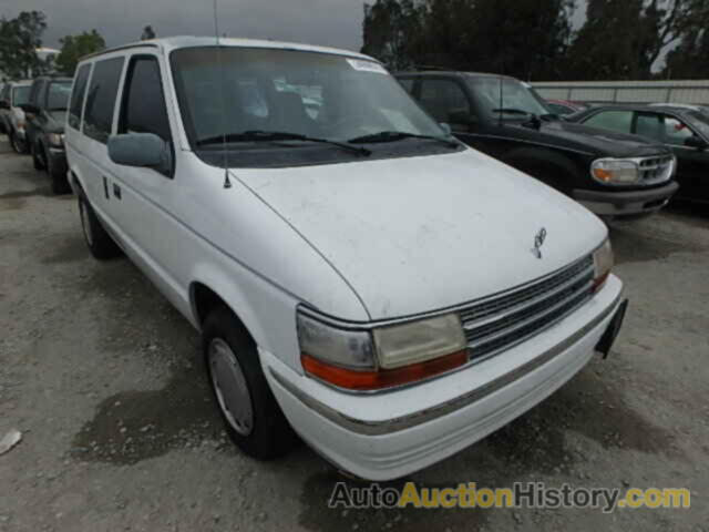 1991 PLYMOUTH VOYAGER, 2P4FH25K4MR274687