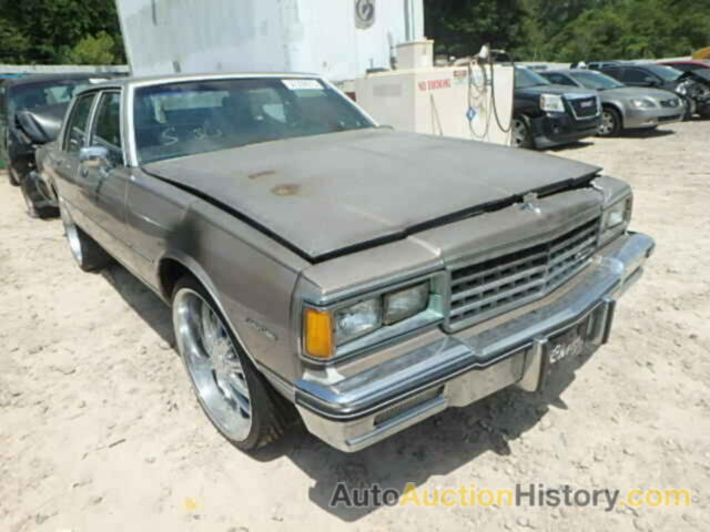 1984 CHEVROLET CAPRICE CL, 1G1AN69H7EH131929