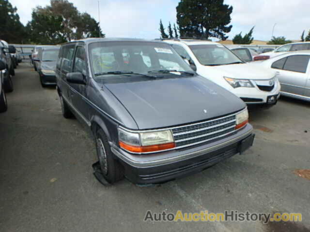 1992 PLYMOUTH VOYAGER SE, 2P4GH45R2NR525236
