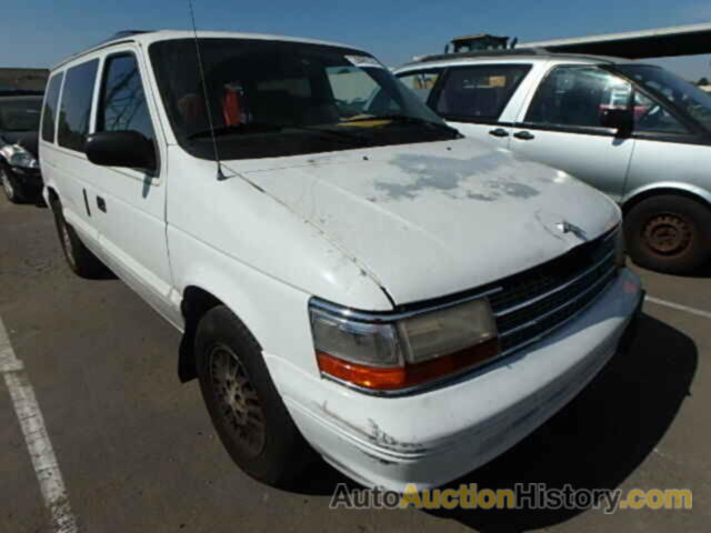 1994 PLYMOUTH VOYAGER SE, 2P4GH45R3RR706478