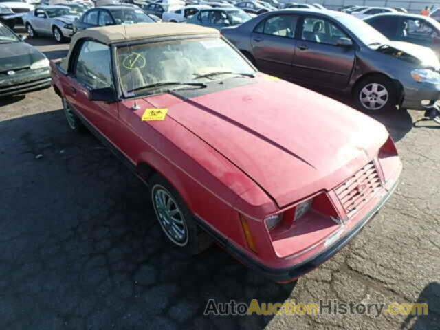 1984 FORD MUSTANG GL, 1FABP2730EF134050