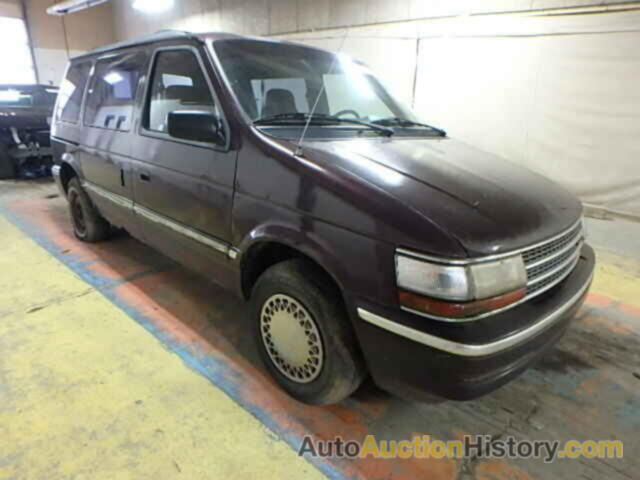 1992 PLYMOUTH VOYAGER SE, 2P4GH4539NR772653