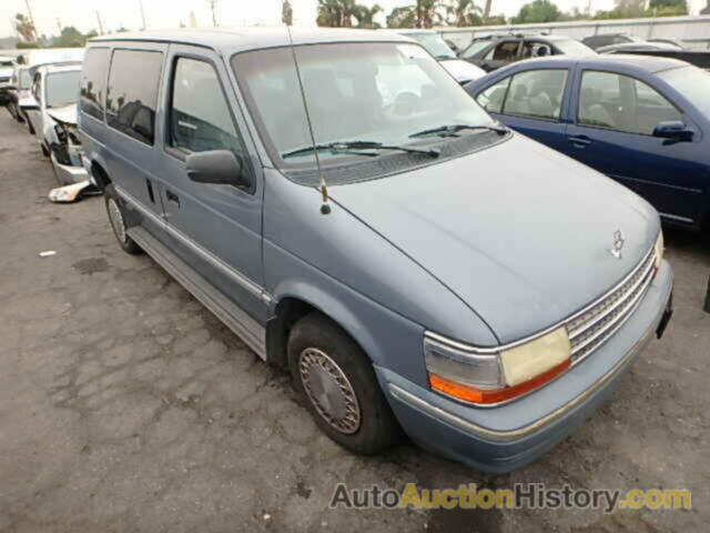 1992 PLYMOUTH VOYAGER, 2P7GH4534NR586506