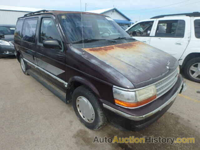 1992 PLYMOUTH VOYAGER, 2P4GH25K8NR746444