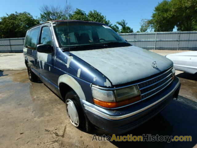 1991 PLYMOUTH VOYAGER, 2P4GH2537MR283199