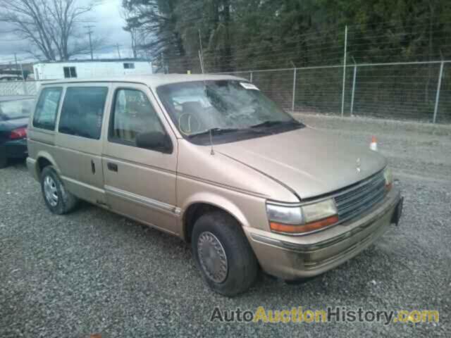 1992 PLYMOUTH VOYAGER SE, 2P4GH45K7NR579229