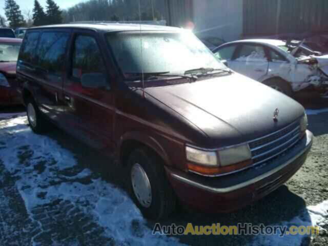 1991 PLYMOUTH VOYAGER, 2P4GH253XMR319824