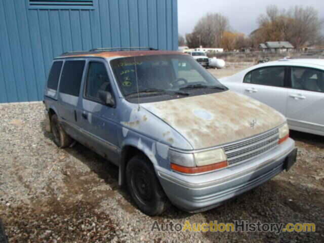 1992 PLYMOUTH VOYAGER SE, 2P4GH4539NR508283
