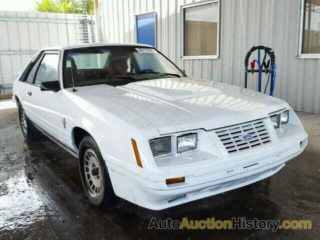 1984 FORD MUSTANG L, 1FABP28W9EF177505
