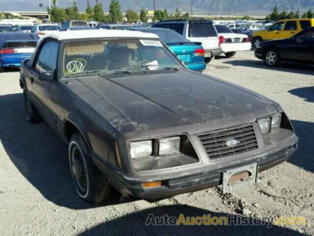 1984 FORD MUSTANG GL, 1FABP2732EF148225