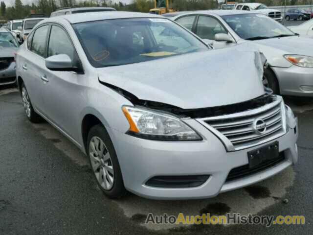 2015 NISSAN SENTRA S/S, 3N1AB7APXFL658281