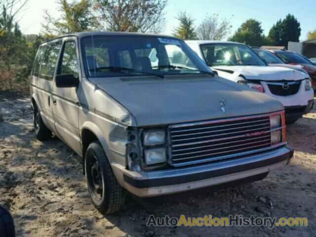 1984 PLYMOUTH VOYAGER SE, 2P4FH41G8ER169942