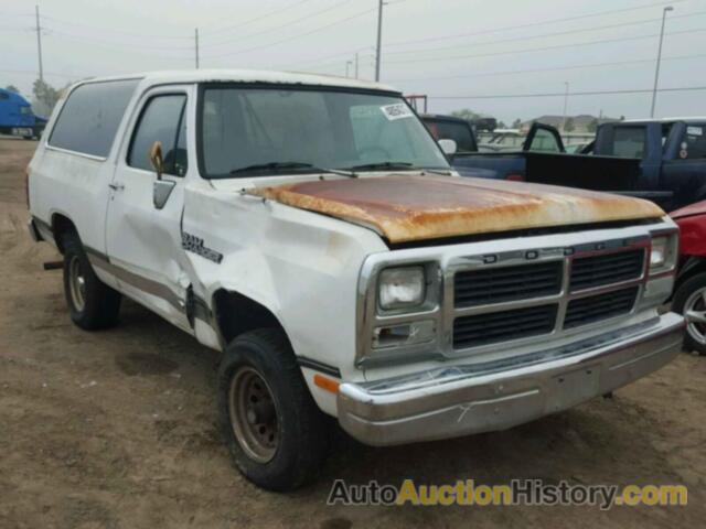 1992 DODGE RAMCHARGER AW-150, 3B4GM07Y0NM560729