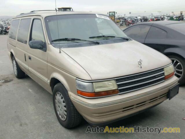 1992 PLYMOUTH GRAND VOYAGER SE, 1P4GH44R4NX160769