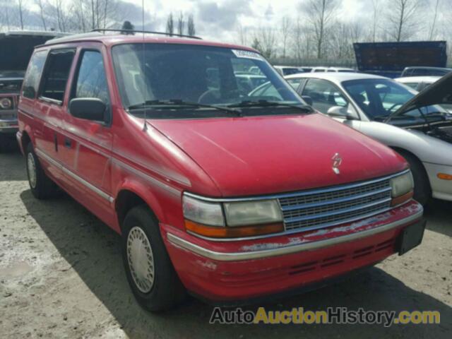 1992 PLYMOUTH VOYAGER SE, 2P4GH45R6NR586413