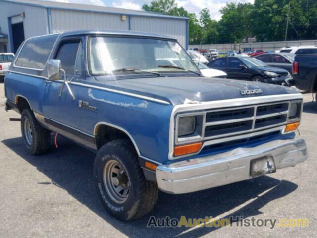 1986 DODGE RAMCHARGER AW-100, 3B4GW12T9GM611286