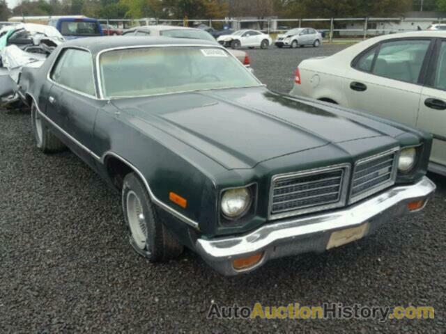 1976 DODGE CHARGER, WL23G6G225405