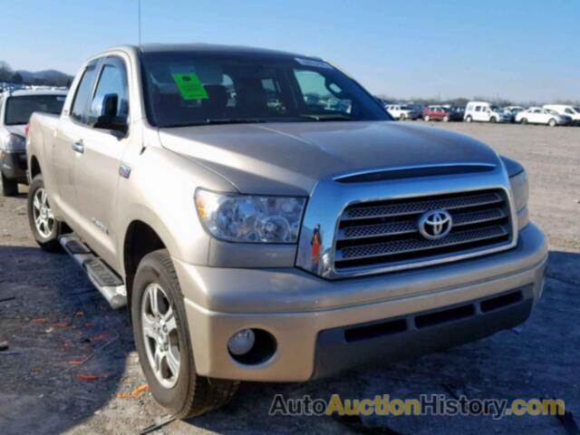 2007 TOYOTA TUNDRA DOUBLE CAB LIMITED, 5TFRV58117X021203