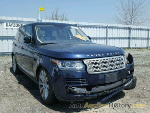 2016 LAND ROVER RANGE ROVER SUPERCHARGED, SALGS2EF5GA246640