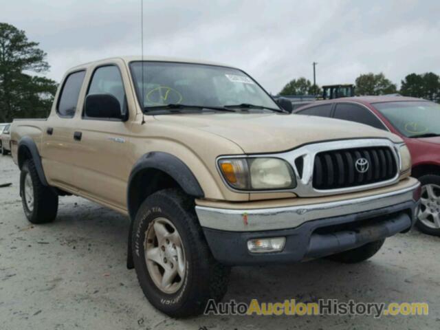 2003 TOYOTA TACOMA DOUBLE CAB PRERUNNER, 5TEGN92N13Z274955