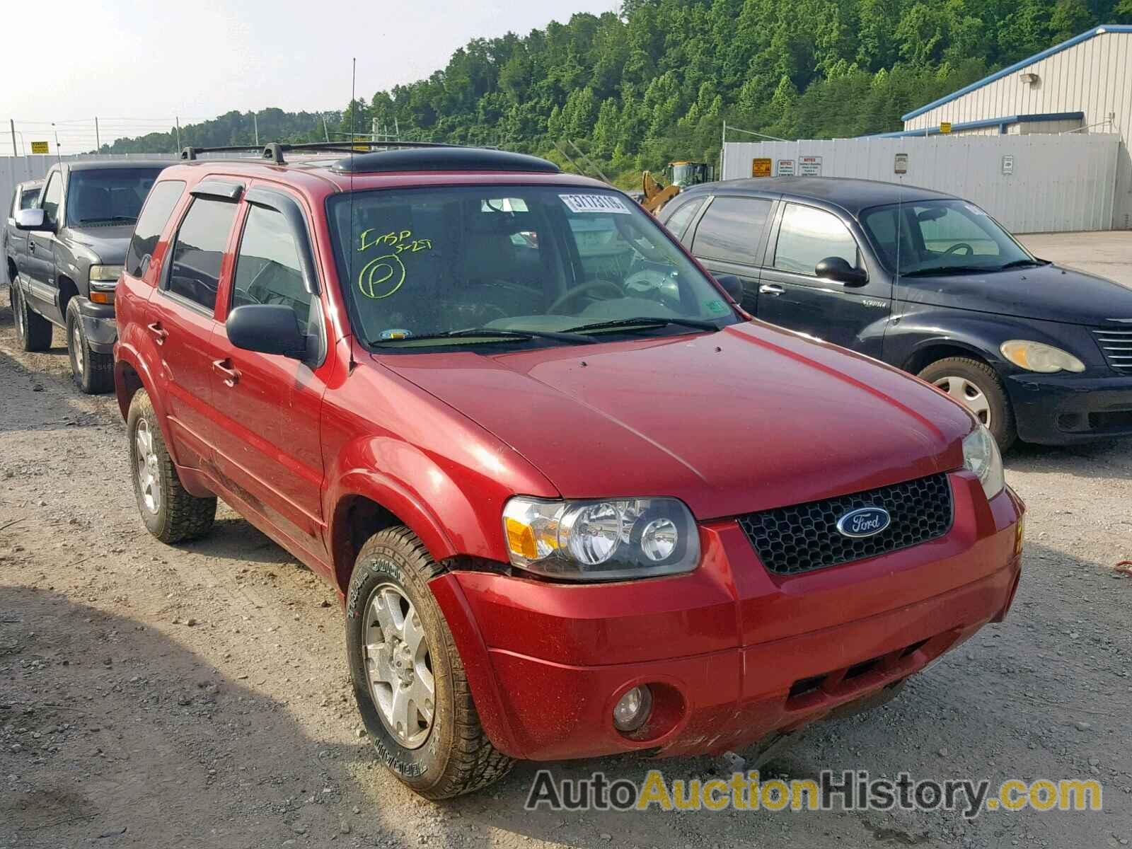 2006 FORD ESCAPE LIMITED, 1FMCU94156KC13446
