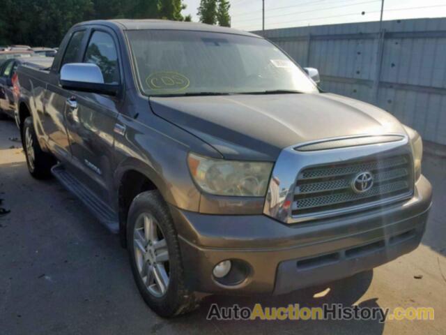 2007 TOYOTA TUNDRA DOUBLE CAB LIMITED, 5TBRV58117S456043