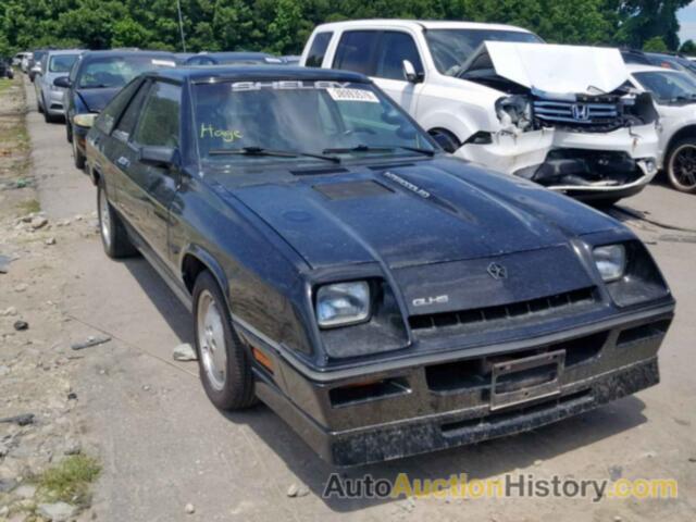 1987 DODGE SHELBY CHARGER, 1B3BZ64E9HD562105