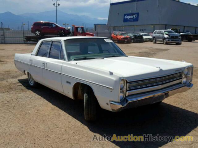 1968 PLYMOUTH FURY, PM41G8D257581