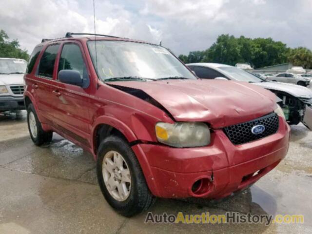 2006 FORD ESCAPE LIMITED, 1FMYU04126KC34885