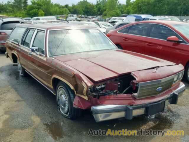 1988 FORD CROWN VICT COUNTRY SQUIRE, 2FABP78F7JX126239