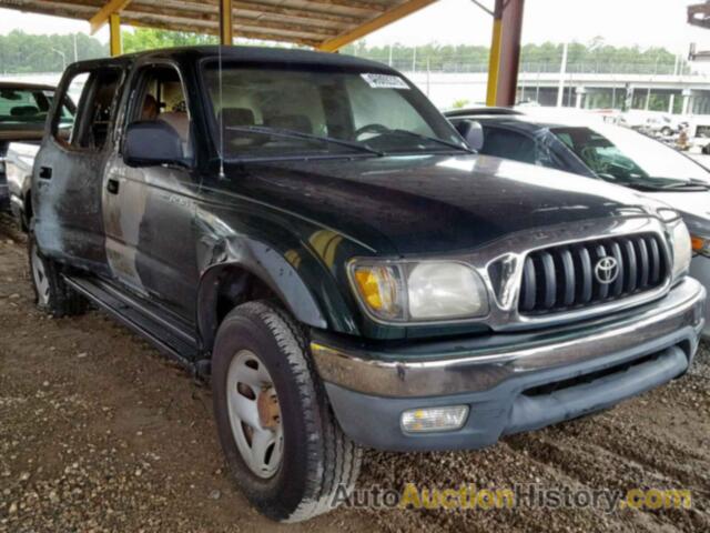 2001 TOYOTA TACOMA DOUBLE CAB PRERUNNER, 5TEGN92N01Z734345