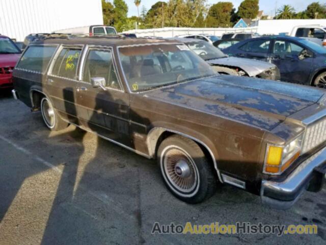 1986 FORD LTD CROWN VICTORIA COUNTRY SQUIRE, 2FABP44F4GX129015