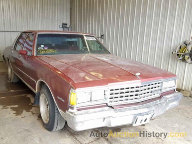 1983 CHEVROLET CAPRICE CLASSIC, 1G1AN69H2DX140977