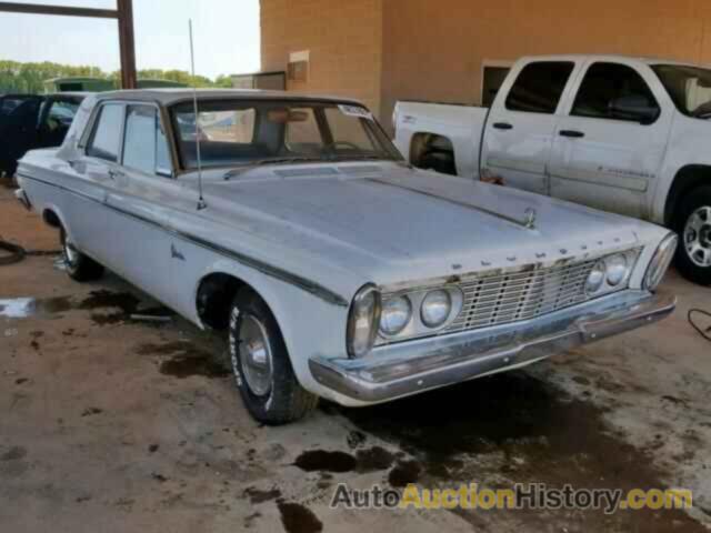 1963 PLYMOUTH ALL OTHER, 2231139327